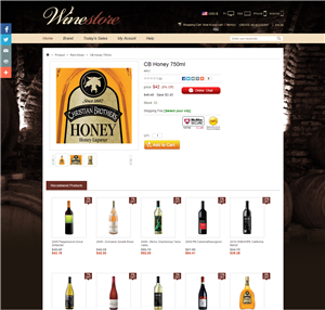 iShop4红酒类产品电商网站